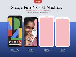 Free Google Pixel 4 4 Xl Mockup Psd Ai Eps Google Pixel Pixel Pixel Design