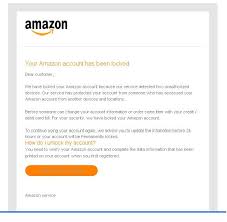 The email version of this scam sees the victim receiving a message stating they have started an amazon music subscription charged at £28.99 per month. Email Scam Alert Your Account Has Been Locked General Selling Questions Amazon Seller Forums