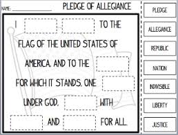 The Us Pledge For Young Learners Pledge Of Allegiance Social Studies Lesson Plans Kindergarten Social Studies
