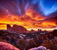 Colorado Springs Area Garden Of The Gods Sunrise Beautiful Park Scenery Colorado Springs