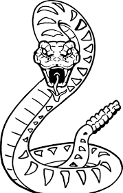 A hollow rattle on the tail makes a buzzing sound when it moves. Snake Fangs Coloring Pages Coloring Home