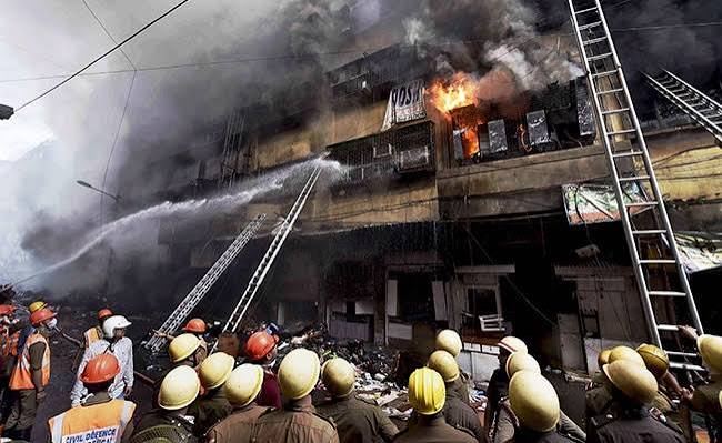 Massive Fire Breaks Out At Kolkata Market, 30 Fire Engines At Spot
