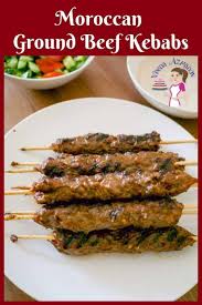These Ground Beef Kebabs Are As Easy As 123 Combine The Ingredients Together Skewers Them And Gril Kebab Recipes Beef Beef Kabob Recipes Minced Beef Recipes