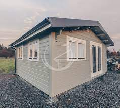 The log cabin must not have internal dimensions above 30m2 and must not be installed in front of the property. Office Log Cabin In Your Backgarden
