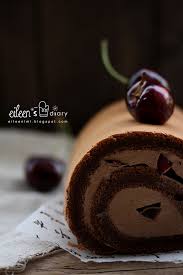 eileenの记事本 樱桃可可蛋糕卷 cake blog posts blog