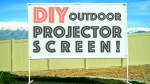 How about this super easy diy pvc projector screen? Diy Outdoor Projector Screen Plus Micro Projector Review Youtube