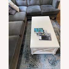 Drop by for this great tutorial…enjoy! Pottery Barn White Cassie Coffee Table Aptdeco