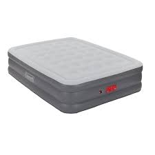 Coleman Guestrest 18 Double High Air Mattress With Built In Pump Gray Queen Size In 2020 Mattress Air Mattress Coleman Air Mattress