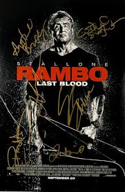 Buy rambo posters designed by millions of artists and iconic brands from all over the world. Sold Price Rambo Last Blood Signed 12x18 Movie Poster June 6 0120 12 00 Pm Pdt