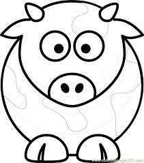 Keep your kids busy doing something fun and creative by printing out free coloring pages. Cow Coloring Page For Kids Free Cow Printable Coloring Pages Online For Kids Coloringpages101 Com Coloring Pages For Kids