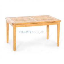 tik masa teak table panosundaki pin