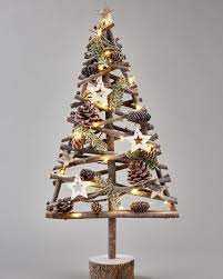 15 Of The Best Wooden Christmas Trees Wooden Christmas Trees Christmas Tree Alternative Christmas Tree