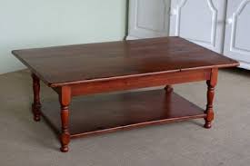Here you will find the finest wooden table legs to use in your project. Coffee Table With Shelf And Delicate Turned Leg Lake And Mountain Home