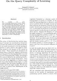 See the complete profile on linkedin and discover p. On The Query Complexity Of Learning Proceedings Of The Sixth Annual Conference On Computational Learning Theory
