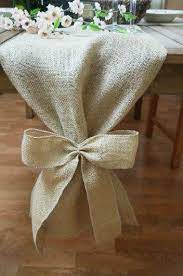 Burlap Table Runner Plain With Burlap Bows Rustic Wedding Wedding Table Runner Party Decoration Custom Length Available Table Runners Wedding Burlap Table Runners Burlap Wedding