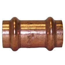 Coupling with stop in copper fitting just means there is a built in stop so that when you slide the pipe into the fitting you will know that you have pushed it in far enough to get a good solder joint or connection. Apollopress 10077683 800 Small Diameter Press End Copper Coupling With Stop Pxp 1 In First Supply