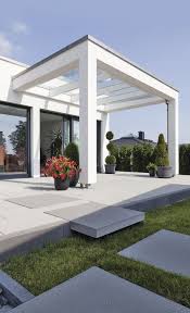 Avec Un Saut Dans Le Jardin Design De La Terrasse Terrassengestaltung Uberdachung Terrasse Terrassenuberdachung