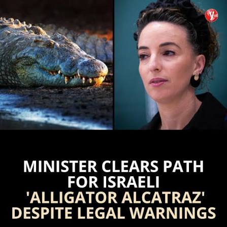 The Israeli government has stripped Nile crocodiles of their protected status, paving the way for a proposal to build a detention facility for Palestinians surrounded by the reptiles, Israeli media reported on
