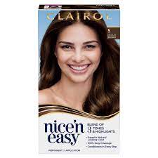 The feria one actually looks beautiful but it does not last on me too. Amazon Com Clairol Nice N Easy Permanent Hair Color 5 Medium Brown Pack Of 1 Beauty