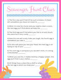 9 fun easter egg hunt ideas for adults that are genuinely fun. Easter Scavenger Hunt Edible Blog