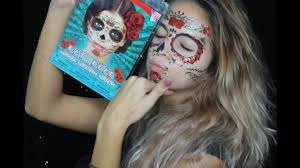 See more ideas about skull, day of the dead skull, sugar skull tattoos. Sugar Skull Face Tattoo 31 Days Of October Youtube