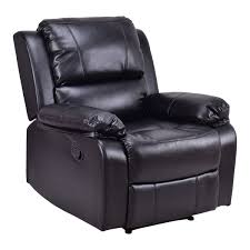 Giantex Sofa Recliner Ergonomic Lounge Chair Pu Leather Manual Padded Reclining Black For More Information Reclining Sofa Manual Recliner Sofa Lounge Chair