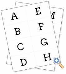 These print out four flashcards per page and even have cut lines to help you neatly cut them apart before using. Alphabet Flashcards Worksheetworks Com