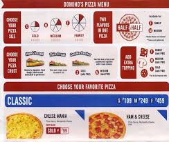 Wir kombinieren einen verbesserten backprozess mit hochwertigen zutaten. 6 Dominos Pizza Menu Pizza Menu Dominos Pizza Pizza