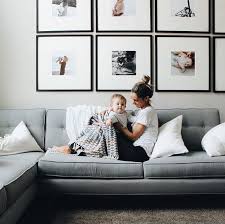 Picture Frames I Like How They Alternate Between Colour And Black And White Luxury Living Room Design Luxury Living Room Wall Decor Living Room