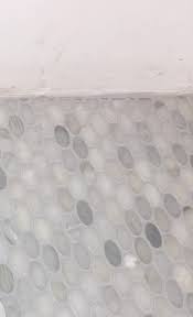 Adjust grout consistency by adding more powder or water. White Marble Turned Gray