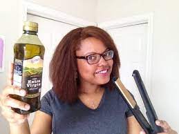 The oil makes the hair naturally smooth and makes it more manageable, softer and easier to comb. How To Use Olive Oil As A Heat Protector Michelletatenda Youtube