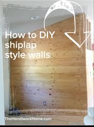 The dimensions are anywhere from 1 x 6 to 1 x 10. Diy Shiplap Walls The Handiwork Home