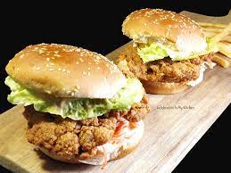 The best part about this recipe is that you are already aware of the ingredients used to make the zinger burger. Chicken Zinger Burger Kfc Style Crispy Chicken Zinger Burger Celebration In My Kitchen Goan Food Recipes Goan Recipes