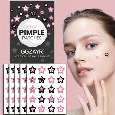 60/120 parches * de estrella rosas y negras