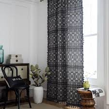 About 65% of these are curtain. Black Curtain With Tassel For Living Room Blinds Bedroom French Window Finished Curtain Bohemian Bay Window Curtain Semi Shading Curtains Aliexpress