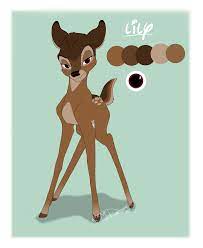 Bambi Oc Lily By Merlynsmidnight On Deviantart Bambi Art Deer Cartoon Deer Drawing