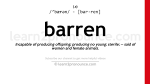 Jul 14, 2021 · how to say barren in english? Pronunciation Of Barren Definition Of Barren Youtube