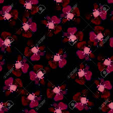 Hoffman digital dream big flower 43 panel aurora. Seamless Floral Pattern With Beautiful Watercolor Blossom Hand Painted Maroon Flowers On Black Background Textile Design Stock Photo Picture And Royalty Free Image Image 71475086