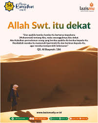Dengan nama allah, yang maha pemurah, lagi maha mengasihani. Qs Al Baqarah 186 Allah Swt Itu Dekat Lazismu D I Yogyakarta