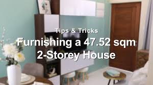 Furnishing A 47 52 Sqm 2 Storey House Mf Home Tv Youtube