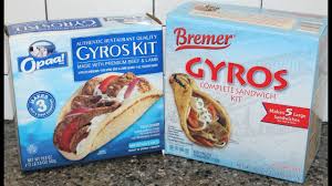 Opaa Brand Gyros Kit Vs Bremer Aldi Gyros Complete Sandwich Kit Comparison Review Youtube