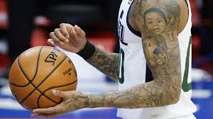 Julio jones back tattoo tattoos amazing tatuajes tattoo back tattoos tattos tattoo designs. Fan Gets Incredible Jordan Clarkson Tattoo Ksl Sports