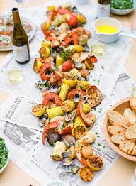 Host A Seafood Boil Lauren Kelp Thoughtful Living Seafood Boil Recipes Boiled Food Dinner Party Summer