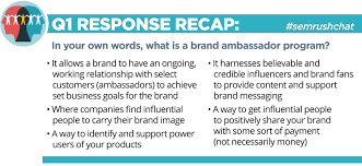 Maybe you would like to learn more about one of these? The Elements Every Successful Brand Ambassador Program Needs Semrushchat