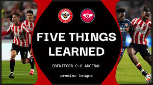 Die begegnung zwischen brentford und arsenal in der übersicht. 4weacnwfdyc4sm