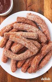 Churros Are Our Favorite Cinnamon Sugar Coated Treat Recipe Yummy Food Dessert Easy Churros Recipe Homemade Churros