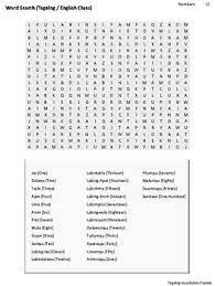 We did not find results for: Tagalog Vocabulary Crossword And Word Search Numbers Words Vocabulary Learn English Words