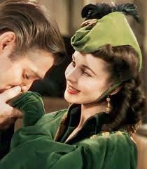 Clark Gable & Vivien Leigh in "Gone with the Wind" 1939.