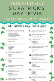 Patrick's day trivia questions and answers. St Patrick S Day Trivia Worksheet Education Com St Patricks Day Quotes St Patrick S Day Trivia St Patrick S Day Games
