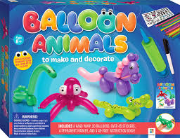 How to make balloon dog: Balloon Animals Box Set Activity Kits Games Toys Hobbies Children Hinkler